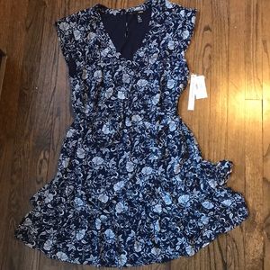 Aqua Floral print dress